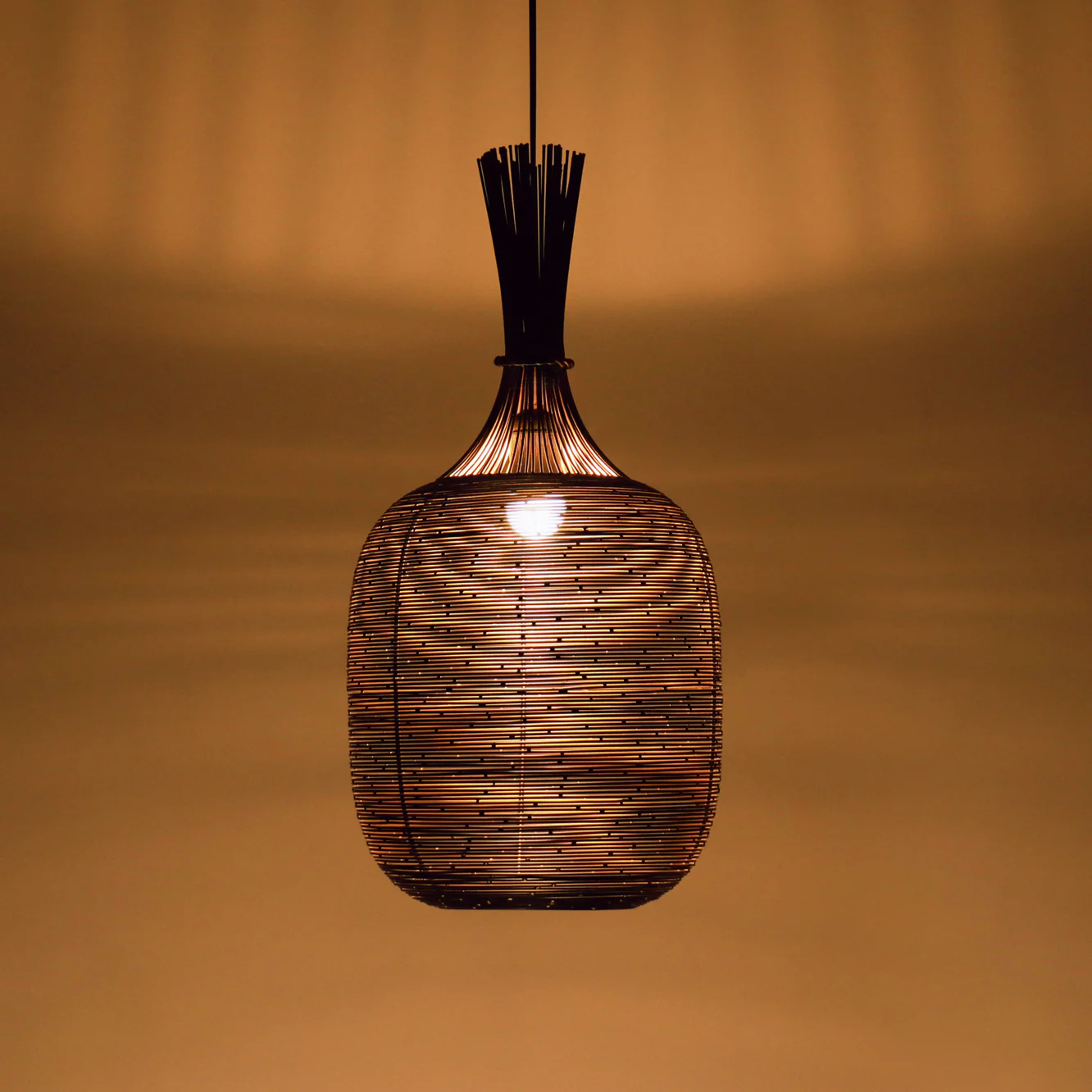Klec Bottle Hanging Elegant Iron Base & Eclectic Design
