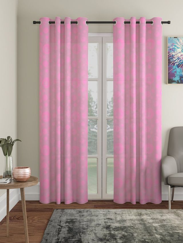 La Elite Room Darkening Polyester Window Curtains
