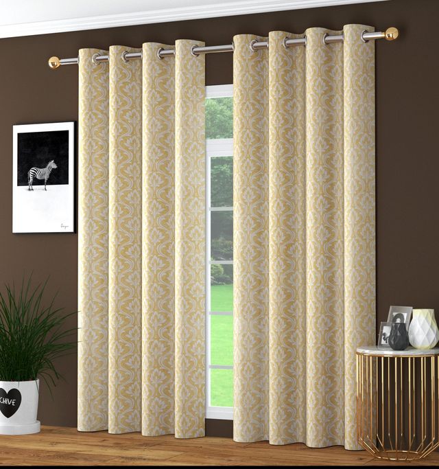 La Elite Room Darkening Polyester Window Curtains