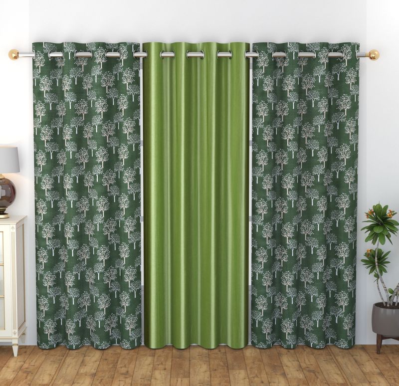 La Elite Room Darkening Polyester Window Curtains