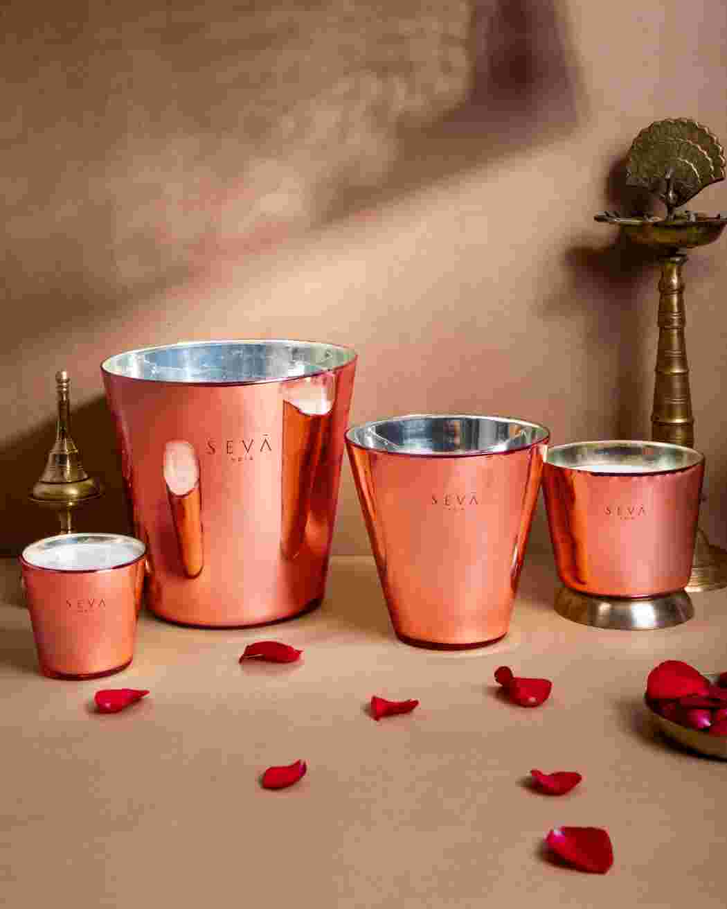 Avante Garde – Classic Rose Gold Candle | Berries Fragrance | 40-Hour Hand-Poured Soy Wax Elegance