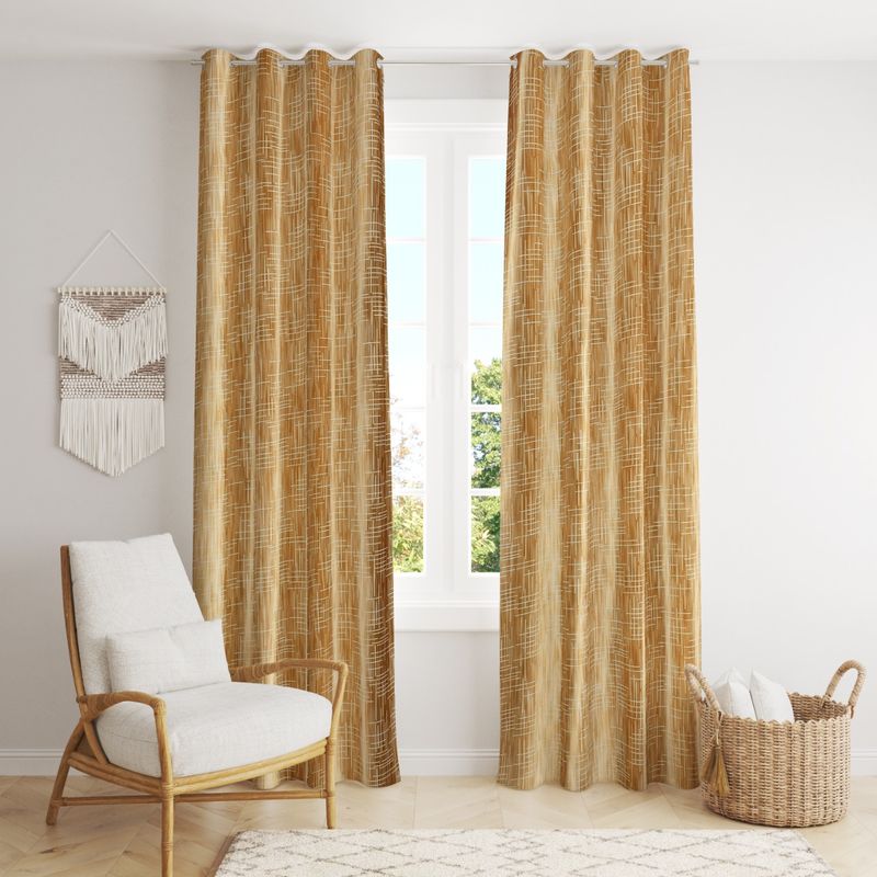 La Elite Room Darkening Polyester Window Curtains