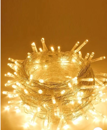 Decor Greh Warm Yellow Teardrop String Lights