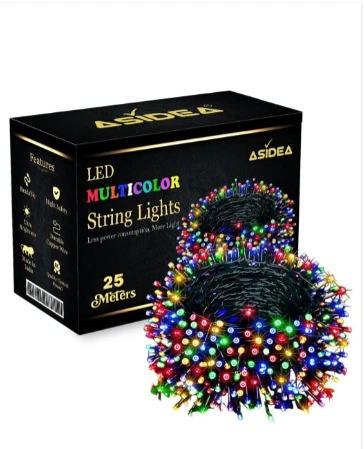 Decor Greh Warm Yellow Teardrop String Lights