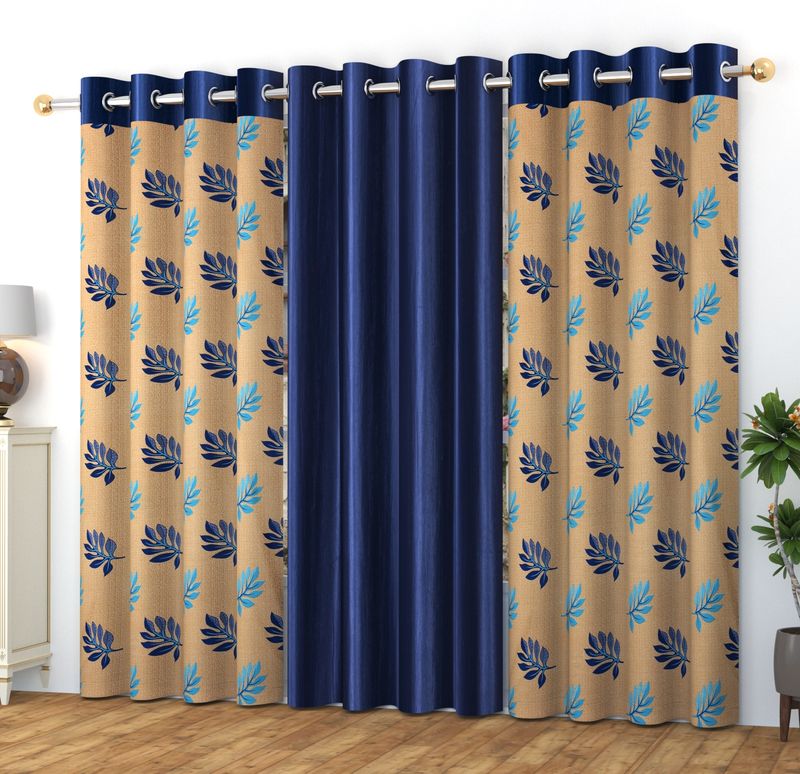 La Elite Room Darkening Polyester Window Curtains