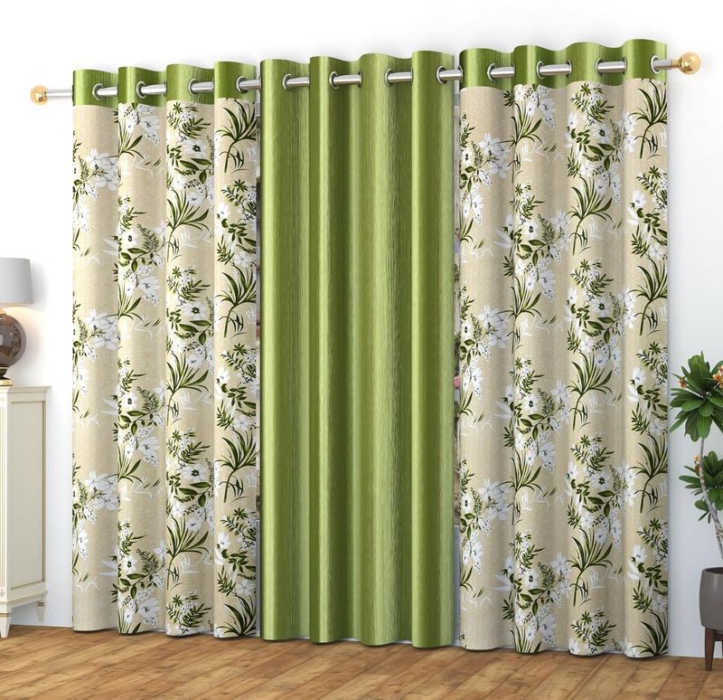 La Elite Room Darkening Polyester Window Curtains