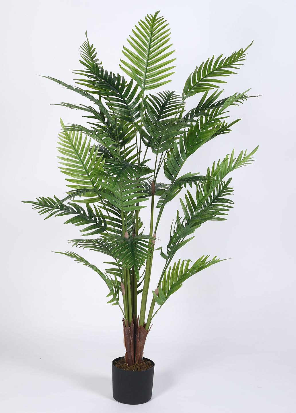 Artificial Plant 53inch Artificial Areca Plants With Black Pot|Home Decor,Office Decor Perfect Housewarming Gift,Set of 1