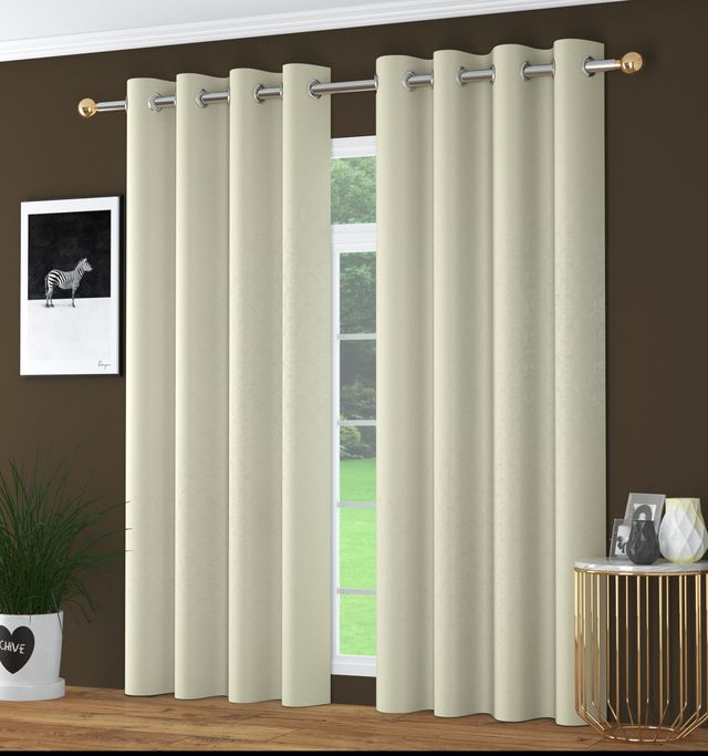 La Elite Room Darkening Polyester Window Curtains
