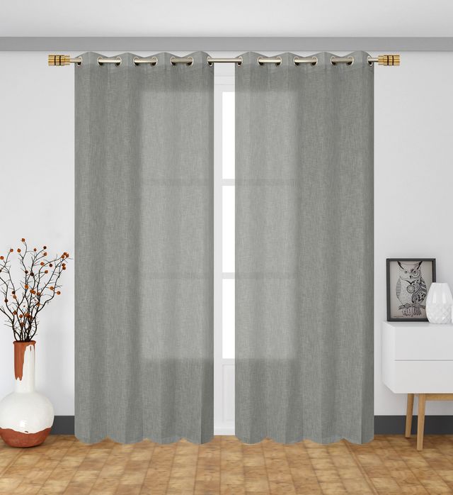 La Elite Room Darkening Polyester Window Curtains