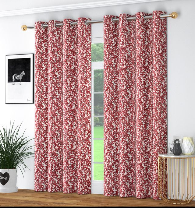 La Elite Room Darkening Polyester Window Curtains