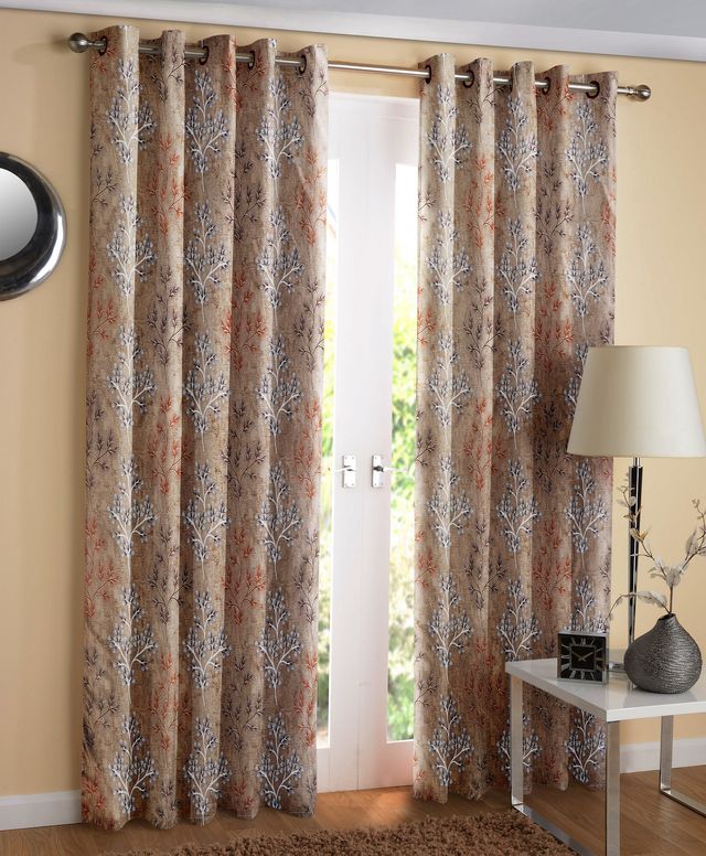 La Elite Room Darkening Polyester Window Curtains