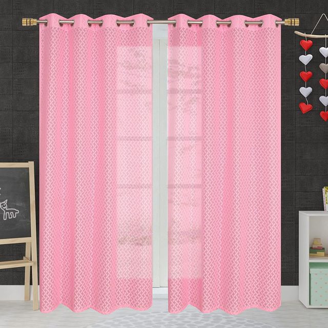 La Elite Room Darkening Polyester Window Curtains