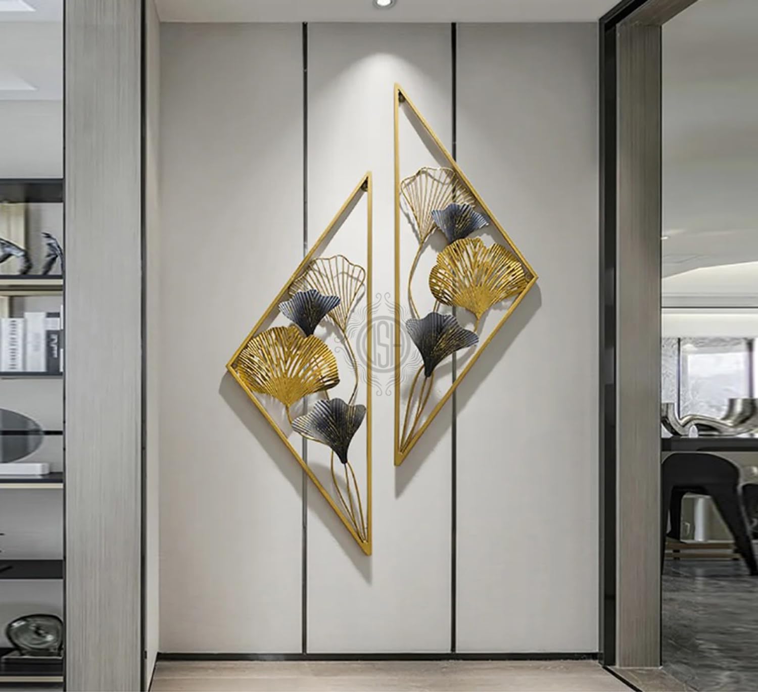 Metal Wall Art Wall Sculpture Wall Hanging Showpiece Perfect For Home, Hotel