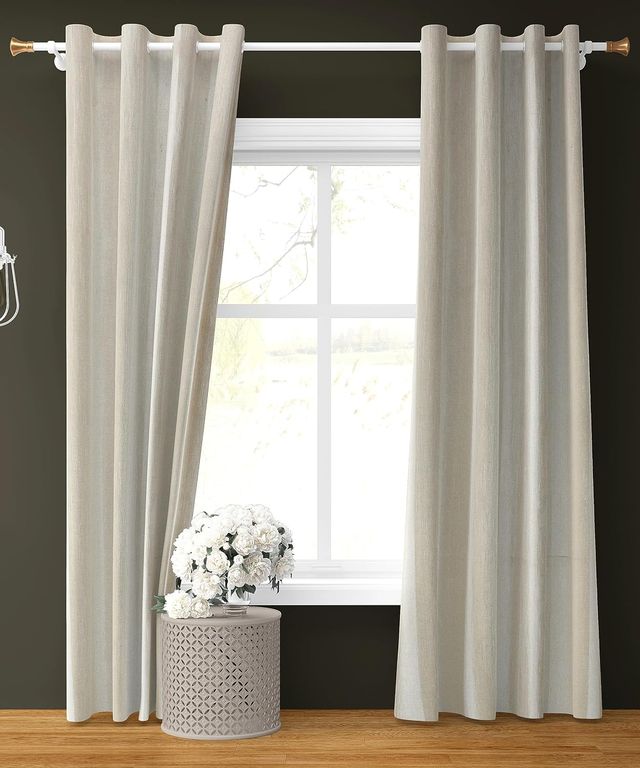 La Elite Room Darkening Polyester Window Curtains