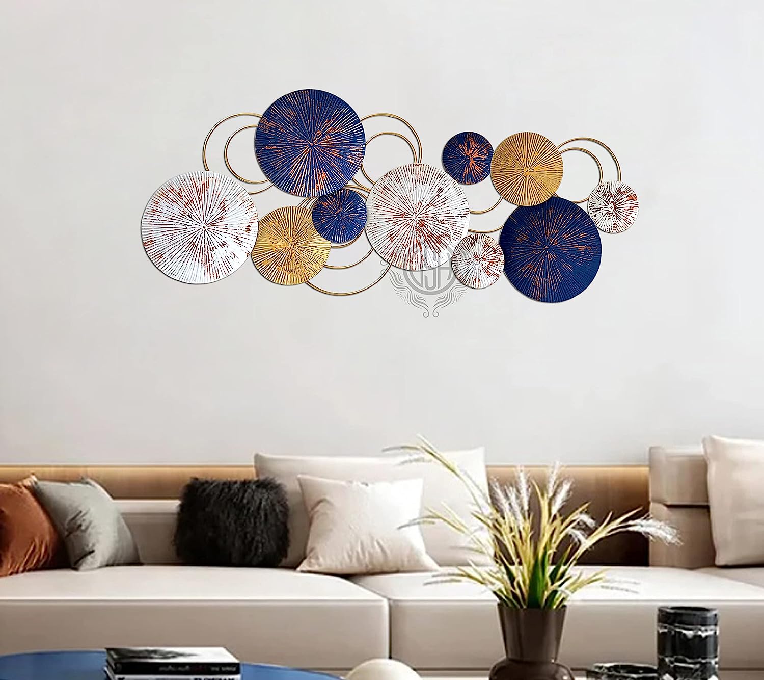 Metal Wall Art Wall Sculpture Wall Hanging Showpiece Perfect For Home.