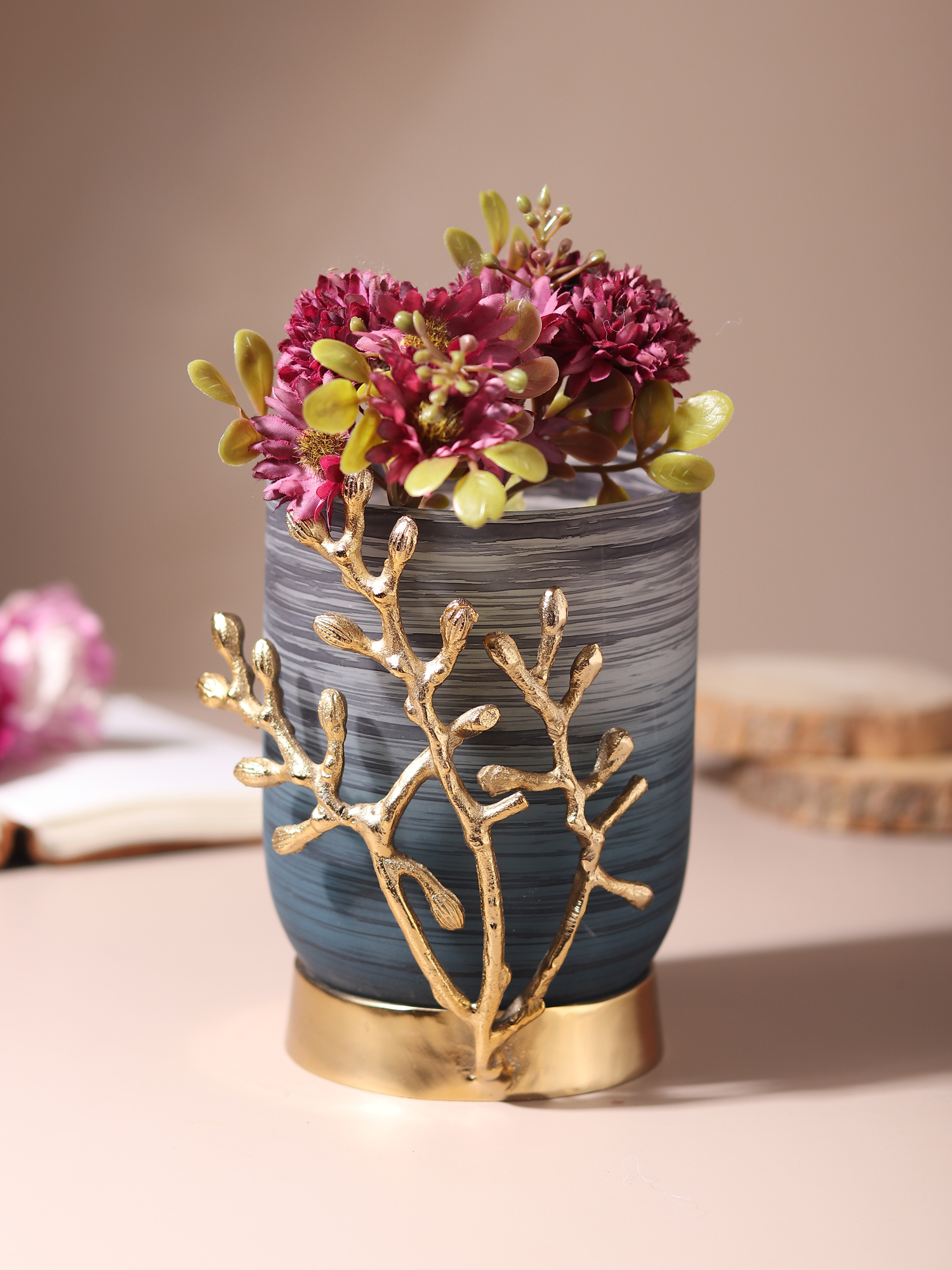 VinLux Glass Vase and Candle Holder