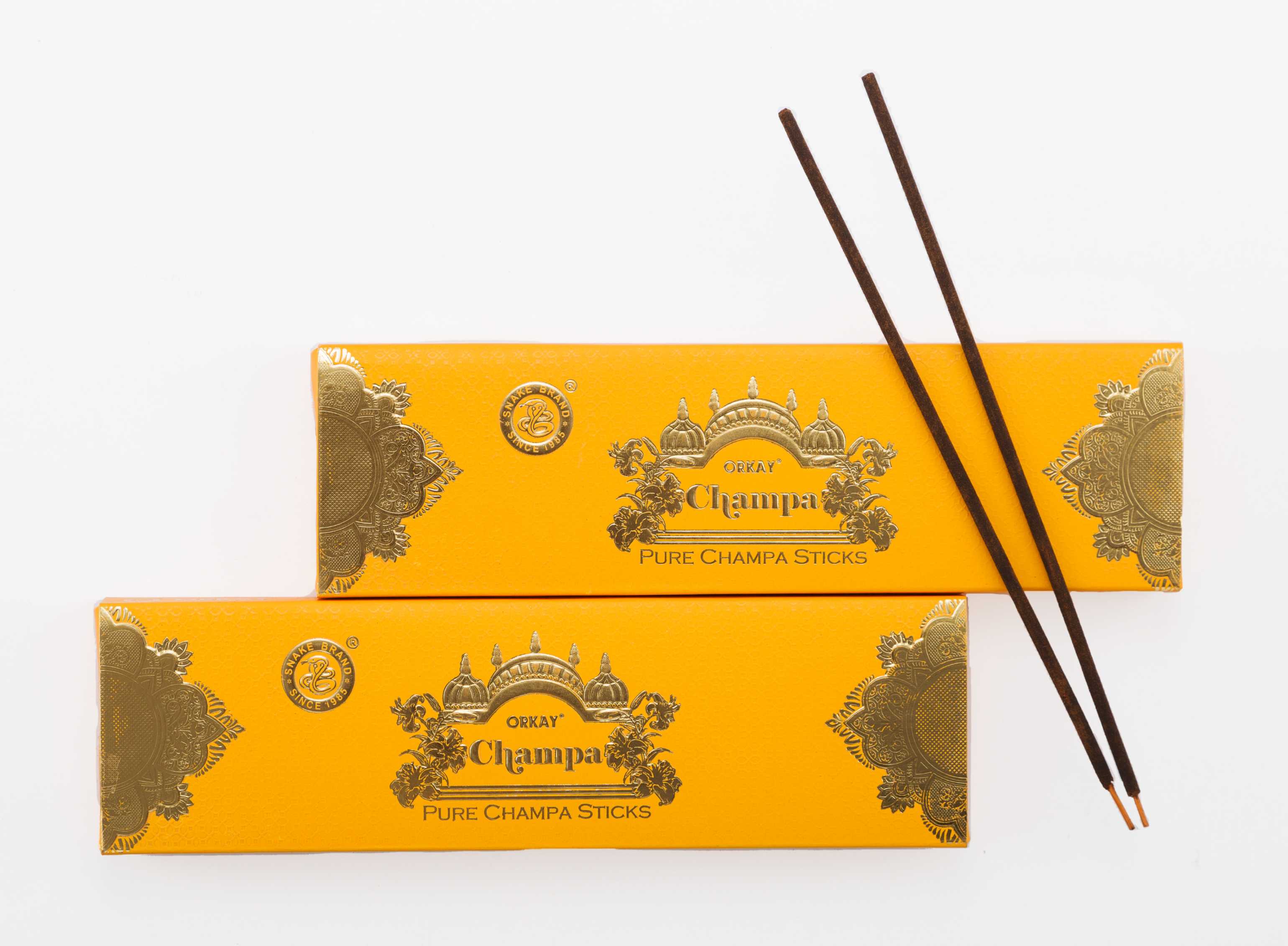 Orkay Pure Champa 10 sticks || Pack of 6 || Contains 60 sticks Champa (10, Set of 6)